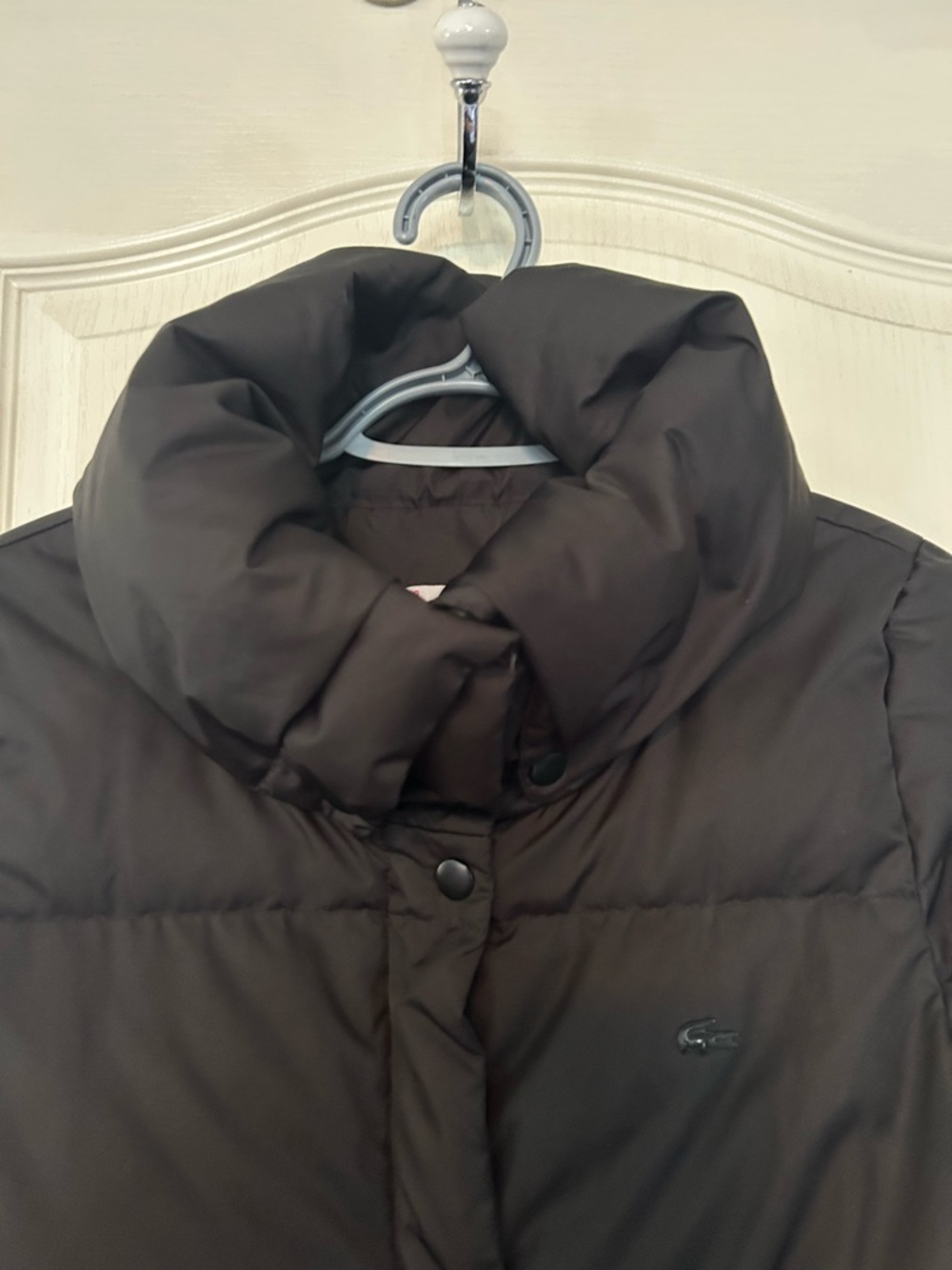 🎉 Host Pick 🎉 Lacoste Black Puffer Jacket with High Collar - Picture 2 of 13